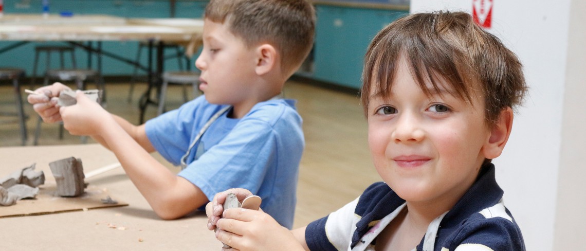 Cute Kids Clay Class